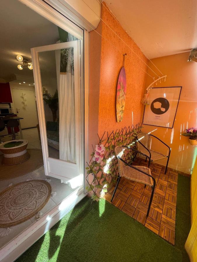 Le Studio Tahiti 4 Pers 600M De La Plage La Faviere Bormes-les-Mimosas Dış mekan fotoğraf